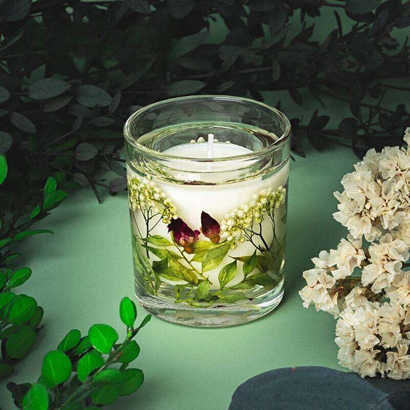 Premium Aromatherapy Candles Infused with Dried Flowers,Home Fragrance Soy Wax Candle Gift, Home and Office Decor Y260127