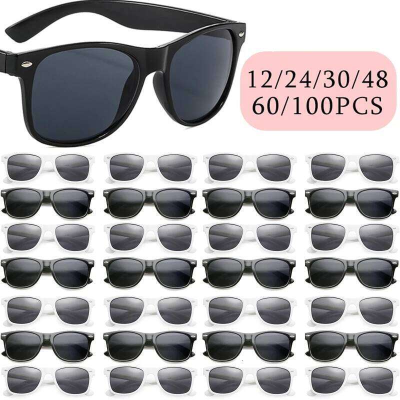 Square Bride and groom Shower Bridesmaid Gifts Wedding Supplies Bachelorette Party Gift Rice nail sunglasses Z260127