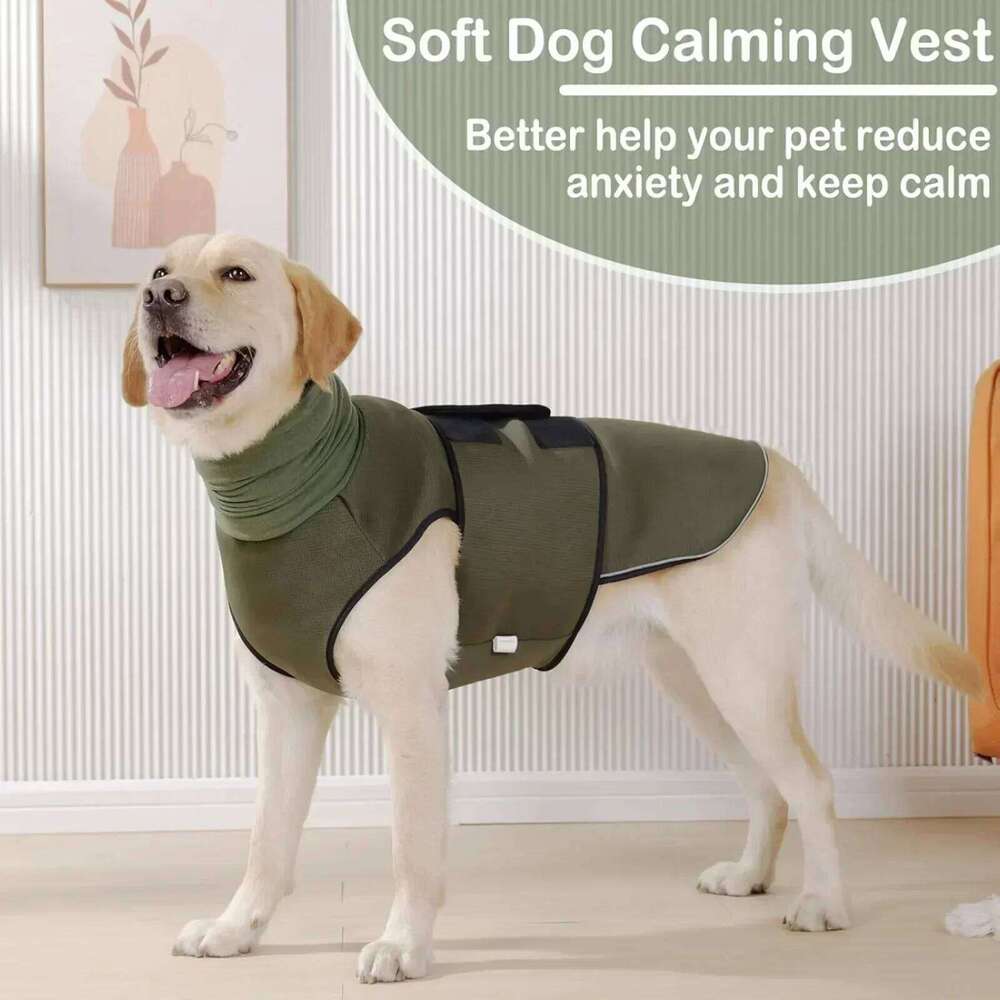 Vest, Thunder for Large Dogs, Calming Jacket with Hoodie, Fireworks, Quarantine, Anti Anxiety Dog Hoodie XJ260127