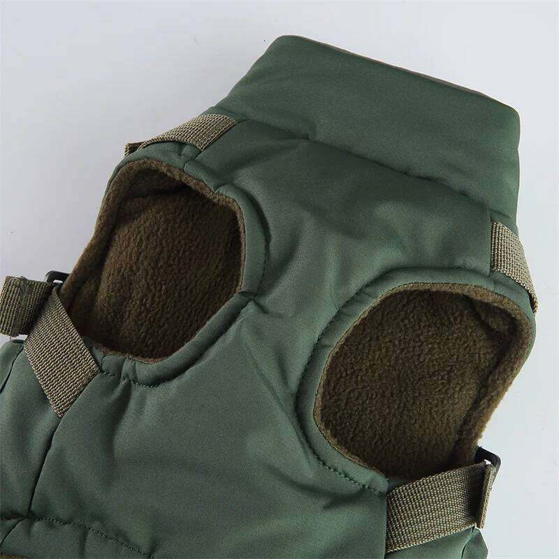 Waterproof Cat Dog Jacket with Harness Warm Fleece Pet Coat for Small Dogs Cats Chihuahua Dachshund Winter Puppy Kitten Clothing XJ260127