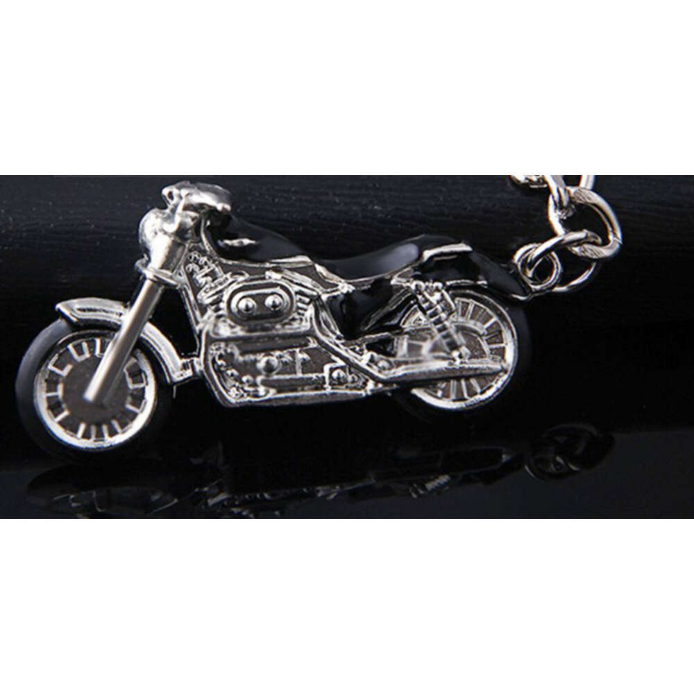 Metal Personality Creative Model Key Ring Oil Drip Harley Motorcycle Craft Keychain S260126