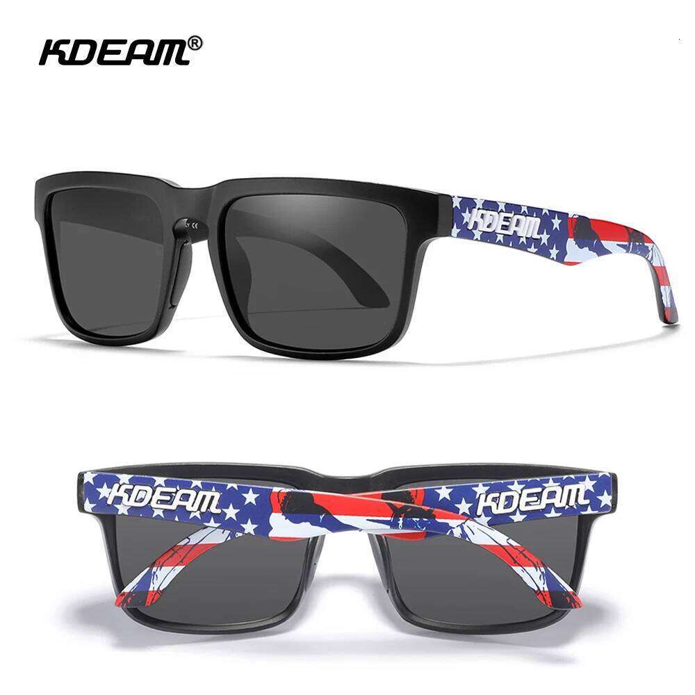 KDEAM Photochromic And Sunglasses Men Category 3 Polarized Sun Glasses Women Unique Frame Surface Eyewear With Case Z260127