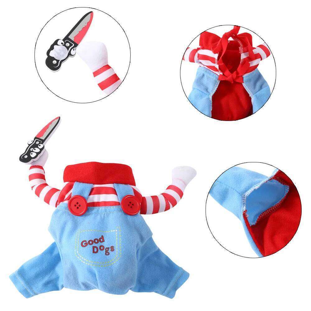 Cosplay Costume For Small Medium Large Dogs Cats Halloween Party Dress Outfits Cute Dog Jacket Labrador Bulldog Pet Clothes XJ260127