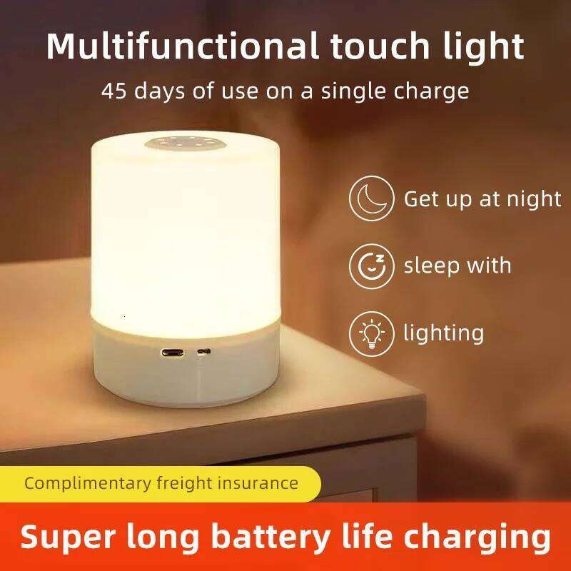Touch USB LED Lamp With Switch Rechargeable Three Colors Lights For Kitchen Hallway Closet Bedroom Home Night Light Z260127