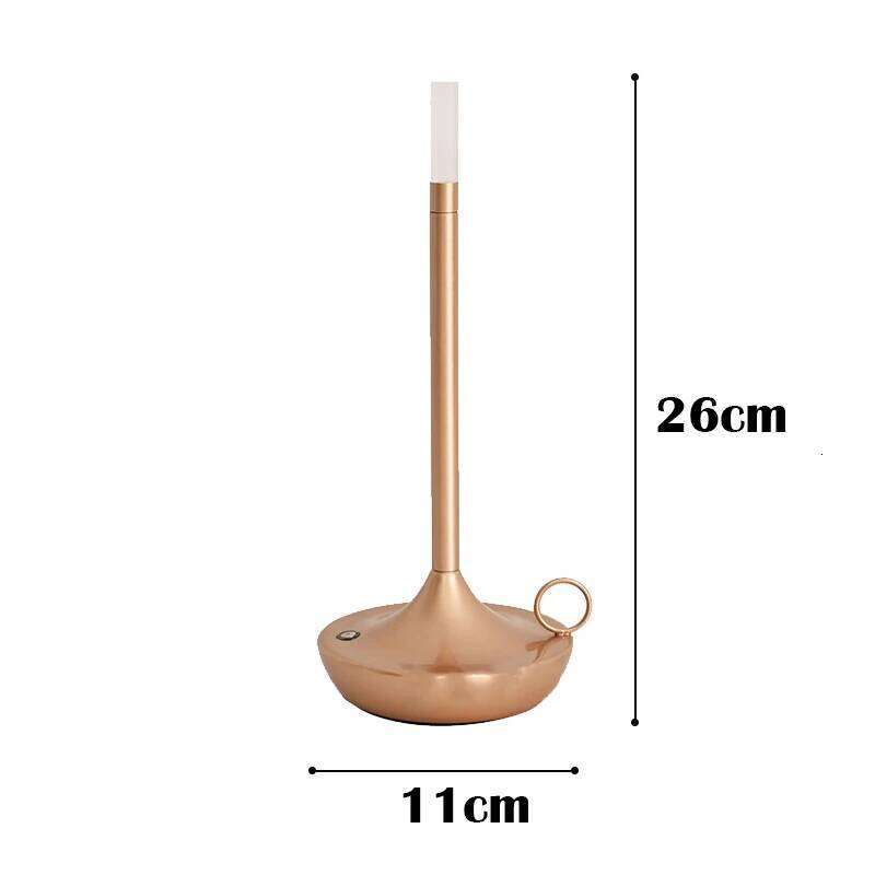 Candlelight Atmosphere USB Rechargeable Touch LED Restaurant Bar Table Decoration Lamp Bedroom Desk Night Light Z260127