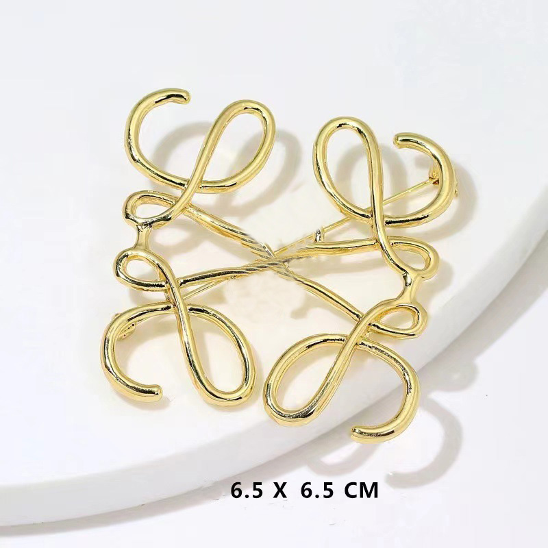 20style Simple Fashion Letter Pins Brooches Designer Jewelry For Women Gold Brooch Mens Classic Brand Breastpin Suit Party Dress Ornament