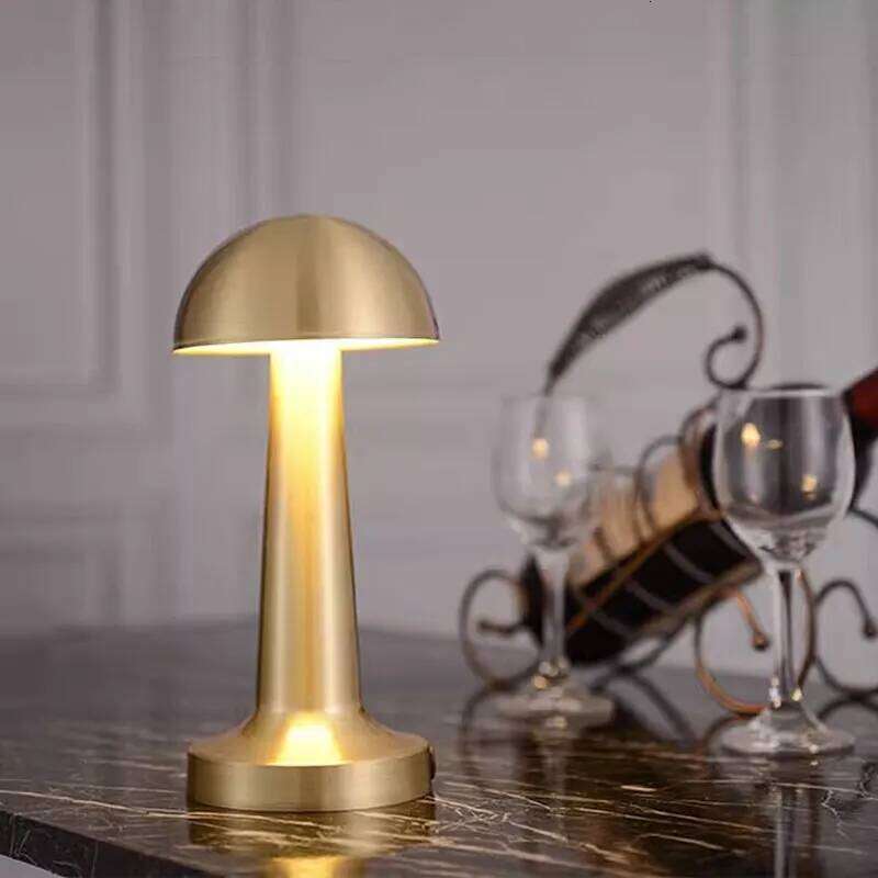 Round Headed Retro Lamp Metal Touch for Bar Coffee Table Restaurant Decor Light Desk LED Rechargeable Night Lights Z260127