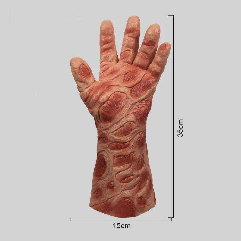 Halloween Fdy Mask Funny Movie A Nightmare on Elm Street Horror Party Cosplay Costume Prop Latex dress 26Y0127