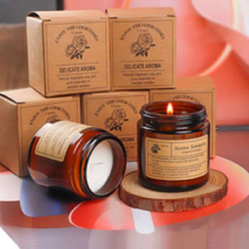 Smokeless soy wax can be lit 30 hours. It is suitable for emergency situations, aromatherapy, and lighting purposes. Y260127