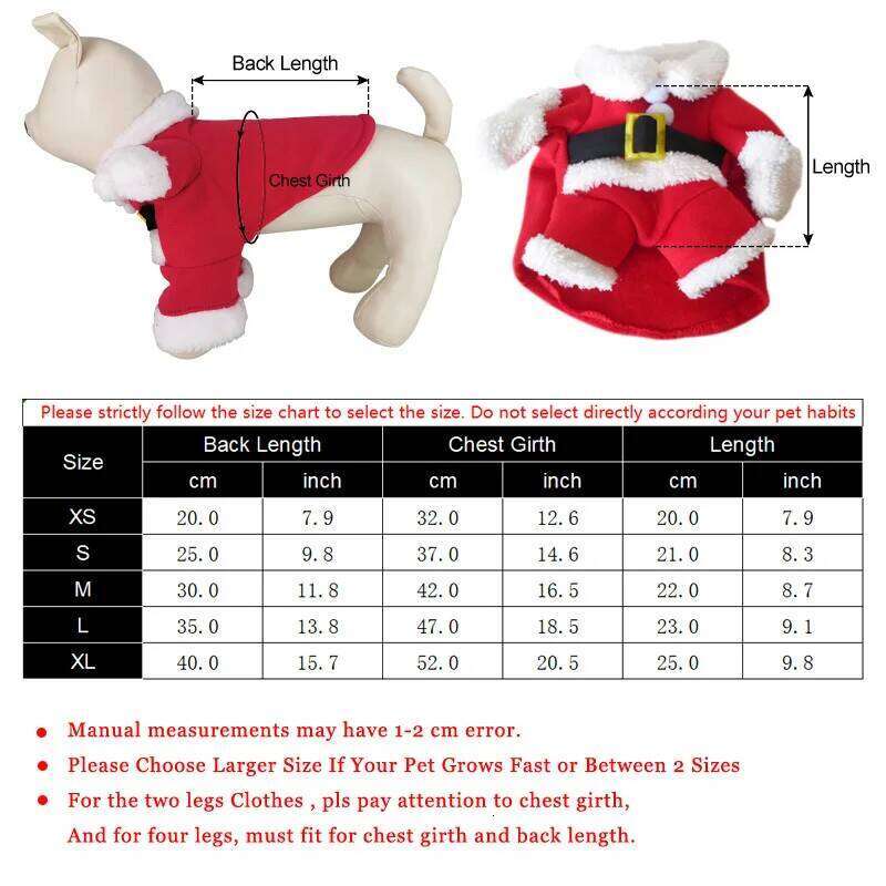 Pet Dog Cosplay Costume For Small Medium Dogs Christmas Santa Claus Puppy Outfits Cute Cat Clothing Chihuahua Bulldog Jacket XJ260127