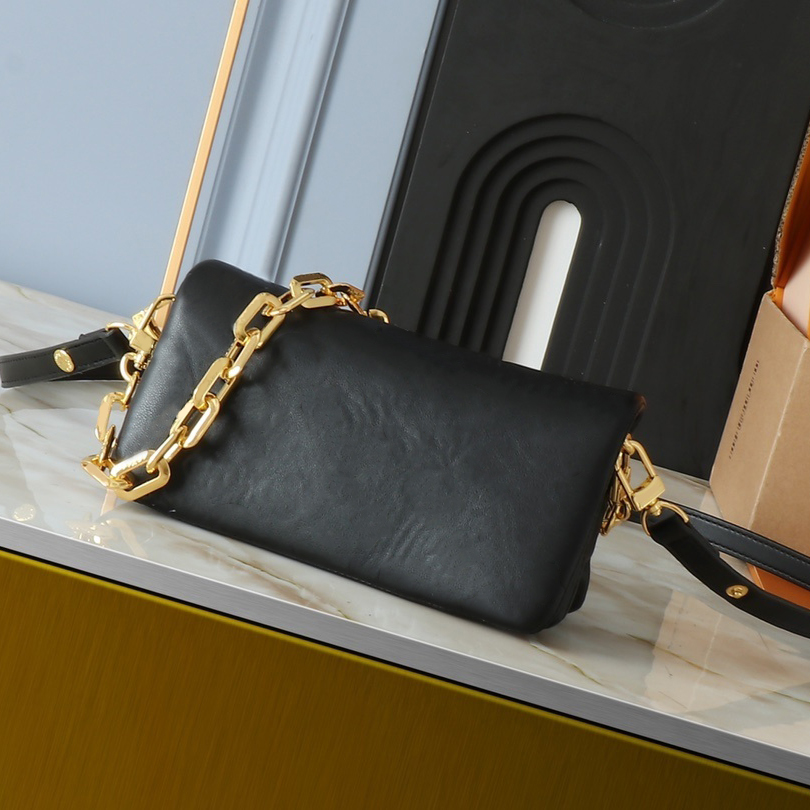 Designer Liv pochette Hobo Shoulder Bag Women denim Leather Chain sac luxe Crossbody Luxury Underarm Purse Fashion Lady Handbag Purse