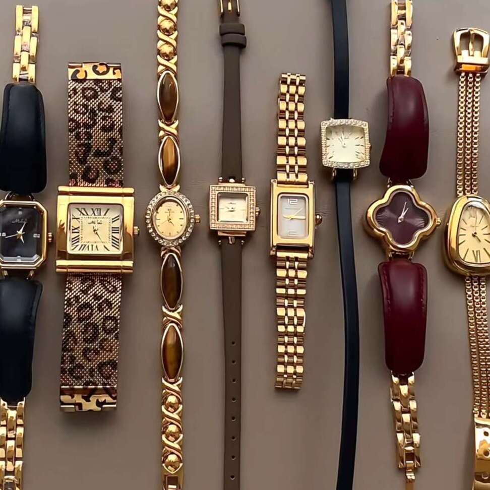 With Box New Niche Vintage Dainty Design Women's Quartz Watch Free gift