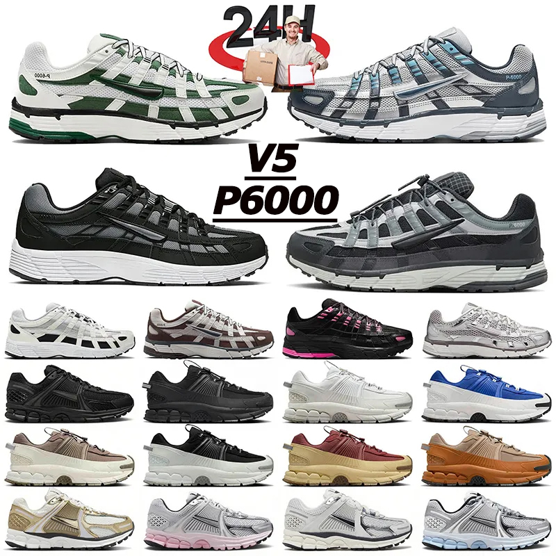 2026 free shipping vomero 5 designer casual shoes P6000 P 6000 V5 Shadow grey metallic gold mens womens photon dust pink velvet brown yellow ochre chaussures sneakers