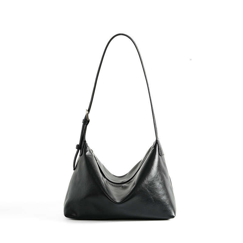 Luxury Shoulder Bags Top Layer Vegetable Tanned Casual Underarm Commuter Large Capacity Classic Genuine Leather Crossbody Bag SENYY