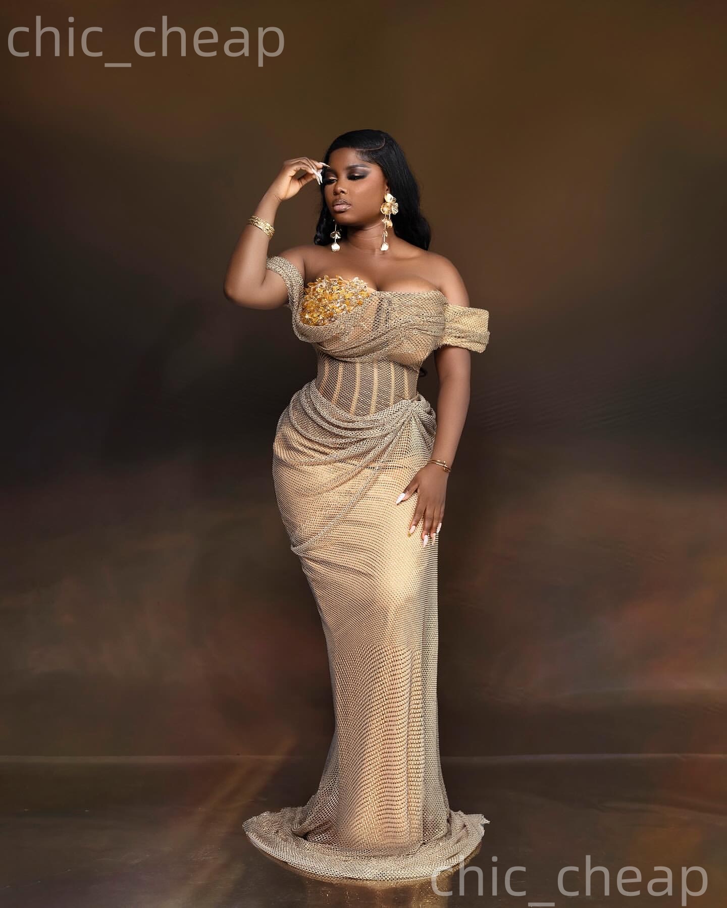 Aso Ebi Champagne Sheath Prom Dresses 2026 Crystals Lace Sweetheart Evening Formal Party Second Birthday Engagement Gowns Dress For Special Occasions