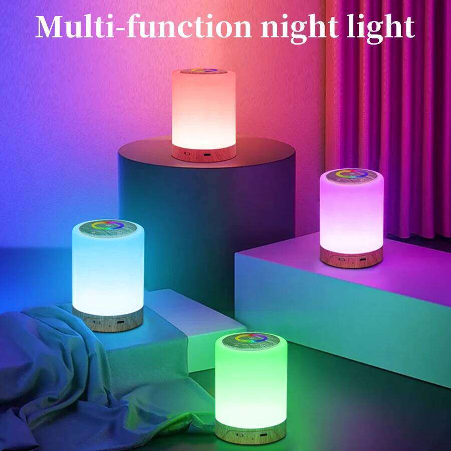 Touch Table Rechargeable Bedroom Bedside Lamps RGB Warm White Night Light Dimmable LED Desk Lamp for Living Room Home Gifts Z260127