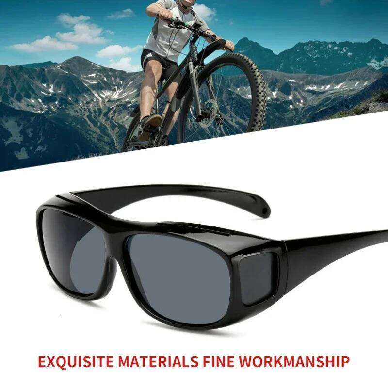 Anti-Glare Vision Driver Fashion Sunglasses Cycling Goggles Night Driving Enhanced Light Glasses Car Accessries Z260127