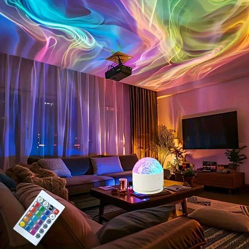 New projector midnight halo Aurora glow bar party atmosphere decoration night light Christmas Halloween gift Z260127