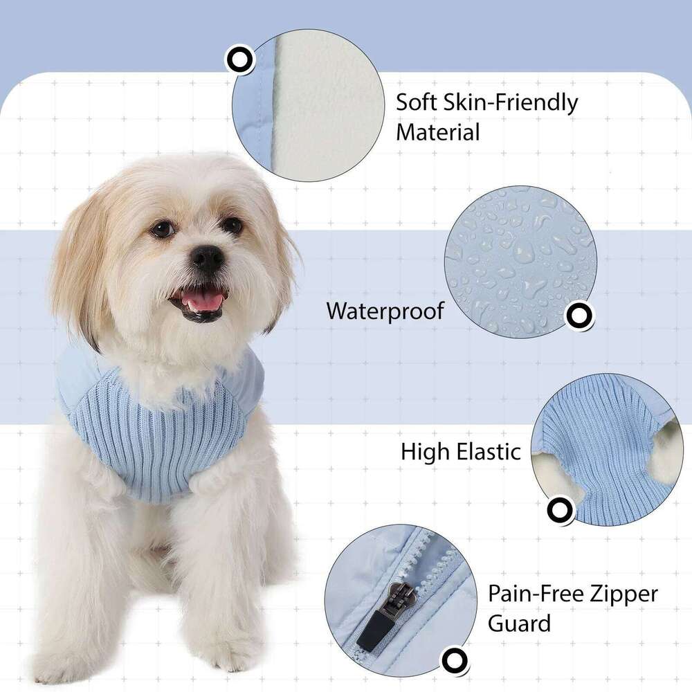 Winter Pet Dog Jacket Windproof Warm Clothes for Small Medium Dogs Cats Puppy Down Coat Chihuahua Shih Tzu Costume Yorkies XJ260127