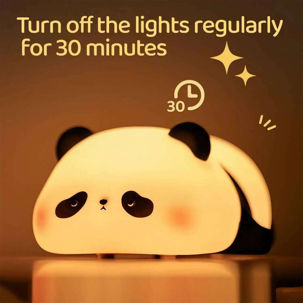 Cute Silicone Lights Sheep Cartoon Bedroom Lamp for Children's Room Decor Rechargeable Timing Dimming Sleep Night Light Z260127