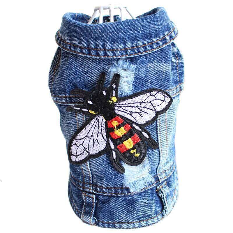 XS-2XL Denim Cowboy Pet Clothing For Small Dogs Jeans Jacket Dog Vest Coat Puppy Outfits Cat Clothes XJ260127