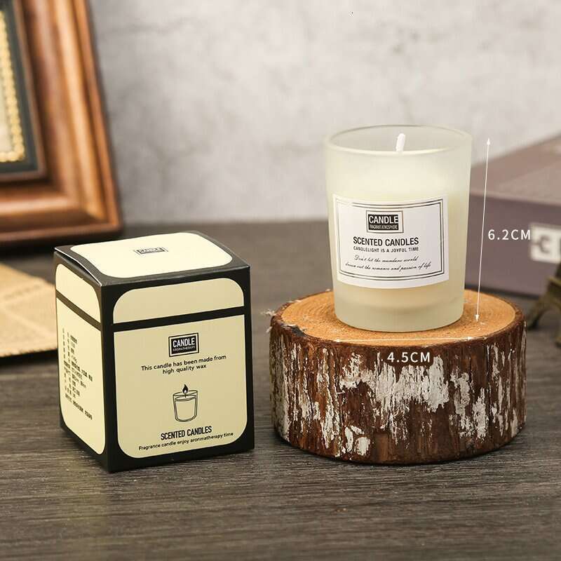 Aromatherapy Candle Plant Essential Oil Incense Home Indoor Long-lasting High-end Box Bedroom Decoration Gift Y260127