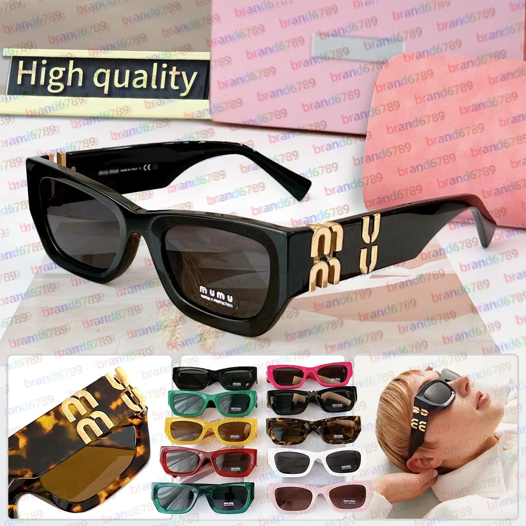 Top luxury Sunglasses designer muimiue sunglasses women fashion hot selling senior Eyewear Vintage Metal frame Sun Glasses With box for men women
