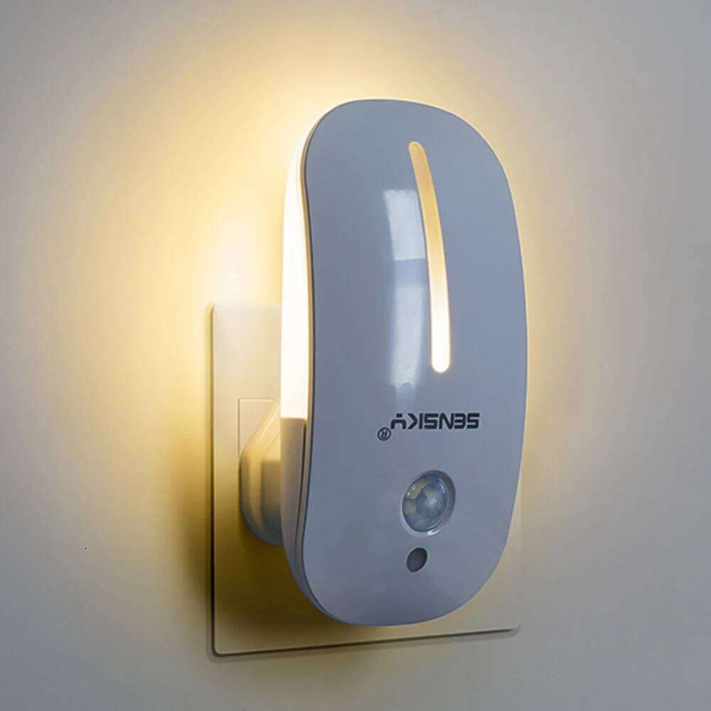 Sensky Motion Sensor LED Eye Friendly Front Low and Bright Back Light Design Night Lights for Bathroom Hallway Z260127