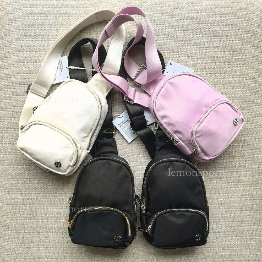 10A yoga Mini Shoulder luluity lemonal belt Bag capacity shoulder bags heart luluity lemonal bags Nylon designer bag luluity lemonal Keychain bags set women men