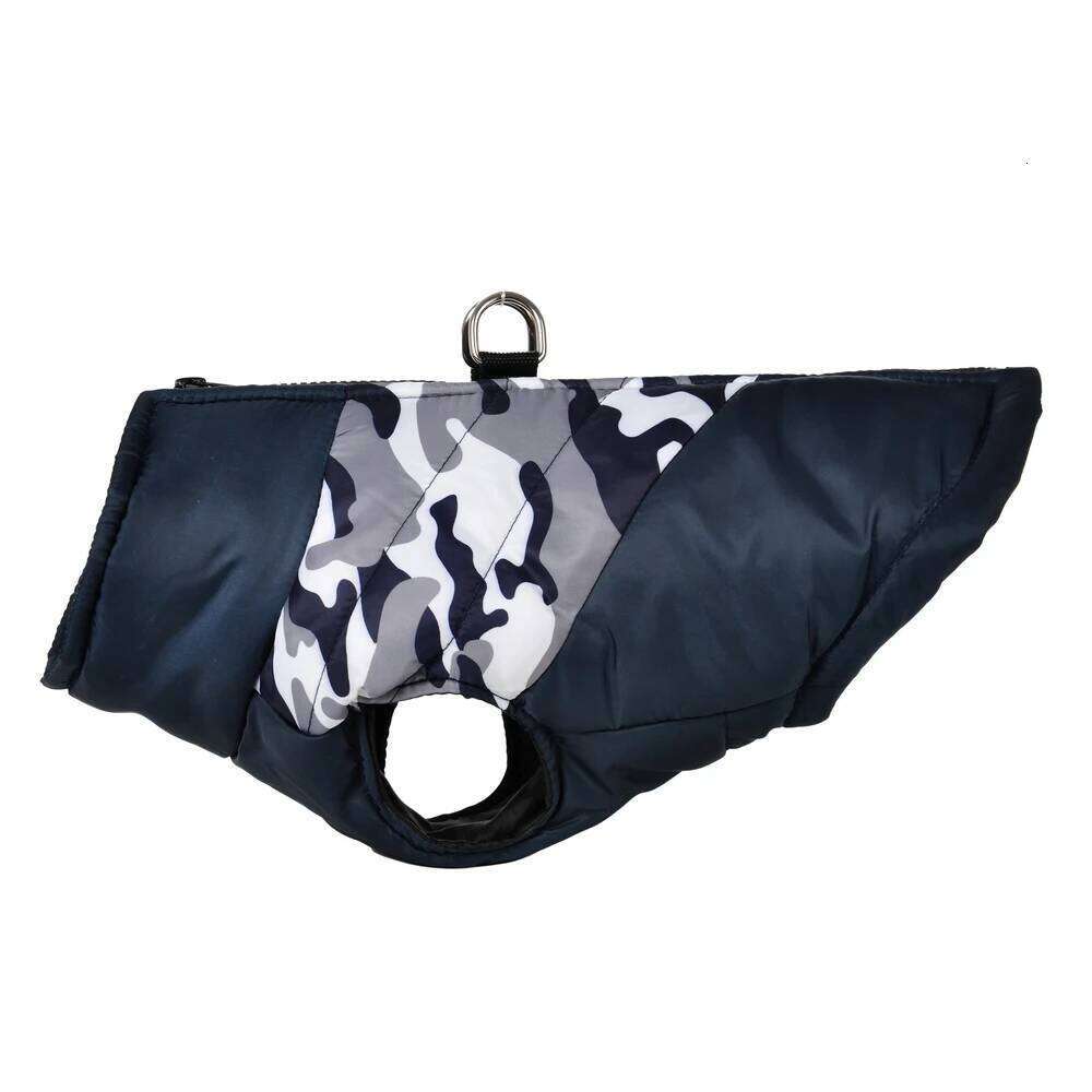 Camouflage Print Warm Pet Vest Winter Outdoor Windproof Dog Outfits For Small Medium Dogs Pets Coat Bulldog Chihuahua Jacket XJ260127