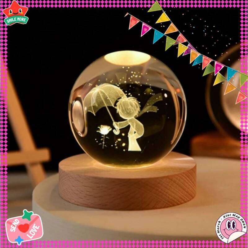 Crystal Ball LED Galaxy Children Lamp For Bedroom Ambient CreativeGift Night Light Led LightChristmas Z260127