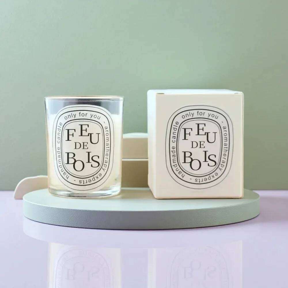 2026 Fragrance Scented Candle Romantic Gift Transparent Jar Aromatic Candles Light for Wedding Guest Y260127