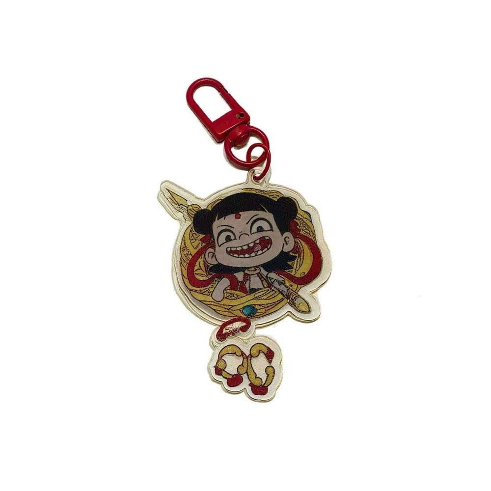 Nezha's Demon Child Roaring Sea Keychain Pendant S260126
