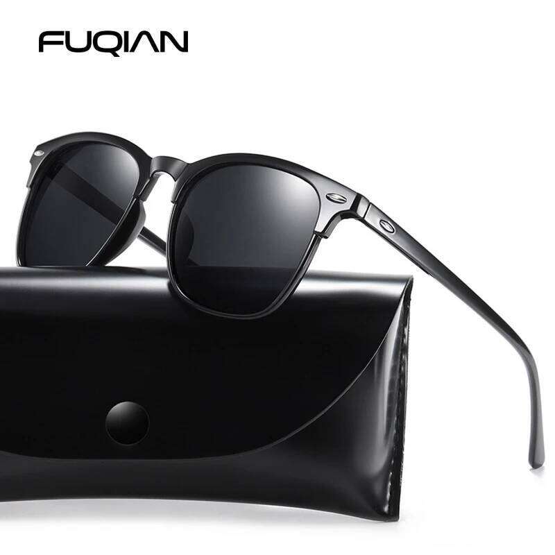 Fashion Square Polarized Sunglasses Men Women Classic Rivet Sun Glasses For Male High Quality Anti-glare Driving Shades Z260127