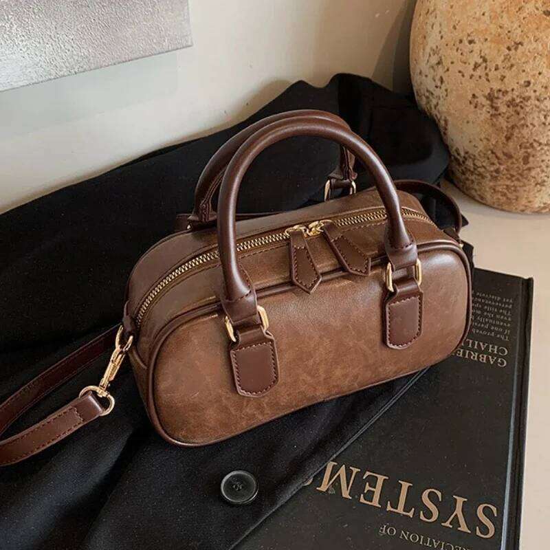 85369712Fashion Brand Square Lady Shoulder Crossbody Bags High End Handbags For Women Retro Soft Pu Leather Shopper Bag Bolsa Fe