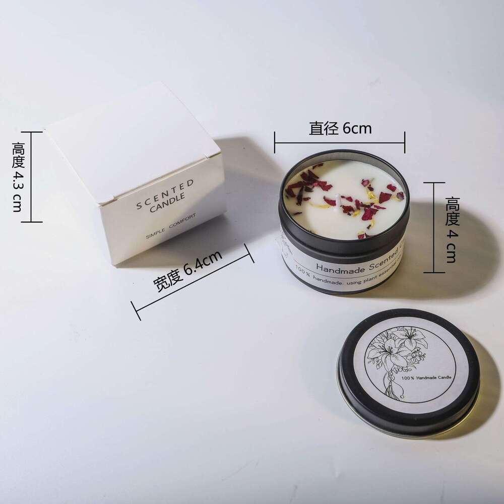 Cross-Border Soy Wax Dried ?Wedding Souvenirs Birthday Gifts Flower Fragrance Aromatherapy Candle Y260127