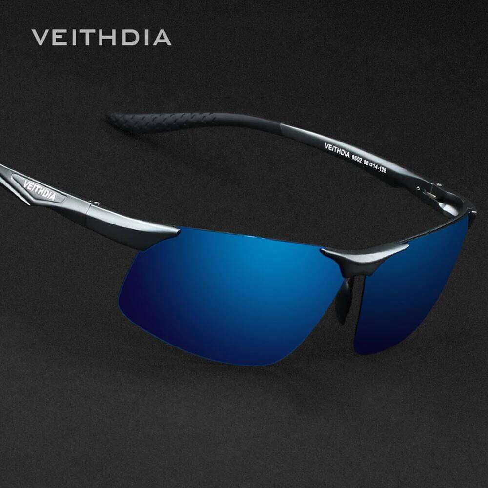 VEITHDIA Aluminum Magnesium Men's Polarized VU400 Sun Glasses Night Vision Mirror Male Eyewear Sunglasses Goggle Oculos 6502 Z260127