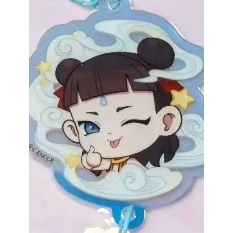Ne Zha Cosplay Keychain Movie Nezha: Birth Of The Demon Child Props Ao Bing Accessory Schoolbag Charms for Carnival Party S260126