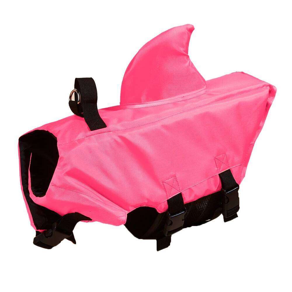 Dog Life Jacket Enhanced Buoyancy Small Shark Swimming Clothes Safety Vest with Handle for Medium Large Dogs Surfing XJ260127