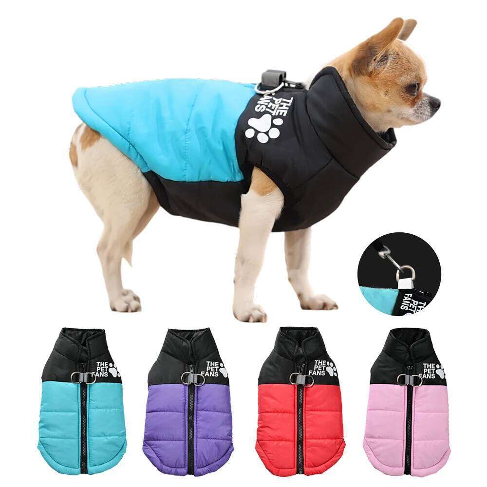 Pet Dog Jacket Autumn Winter Clothes For Small Medium Dogs Cat Waterproof Warm Chihuahua French Bulldog Vest Coat Puppy Costume XJ260127