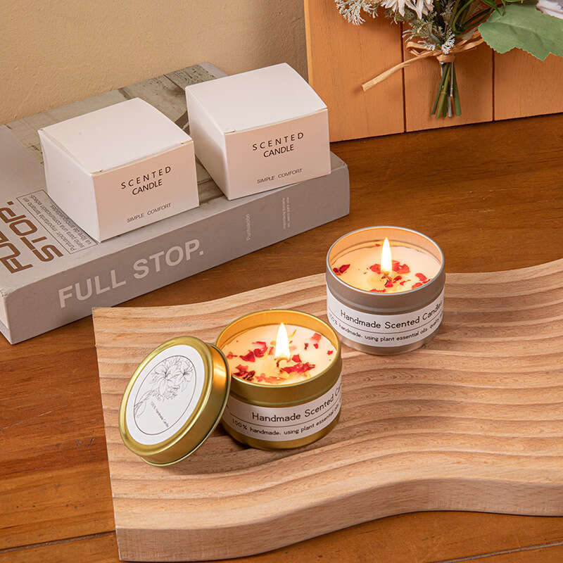 Cross-Border Soy Wax Dried ?Wedding Souvenirs Birthday Gifts Flower Fragrance Aromatherapy Candle Y260127