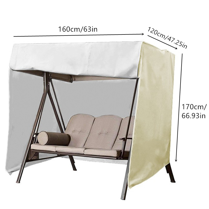 Outdoor Garden Courtyard Sunshade Waterproof Swing Canopy Cover