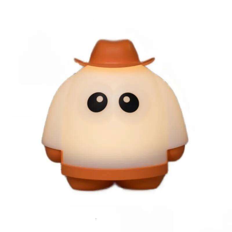 Creative gentleman ghost usb rechargeable bedside sleeping lamp novelty halloween decoration hot selling night light Z260127