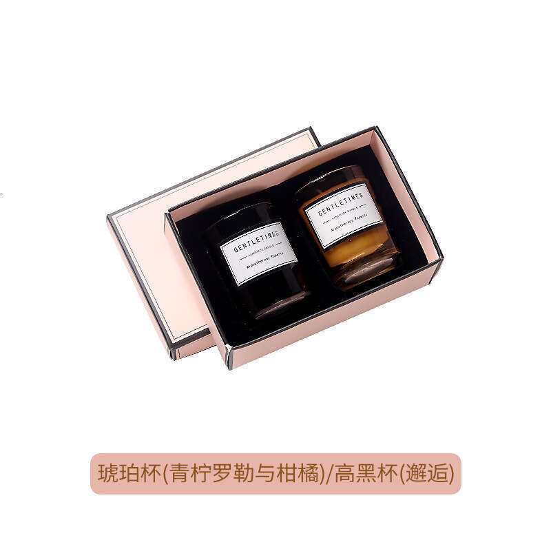 In Stock Wholesale European Romantic Soy Lamp Creative Valentine's Day Gift Box Fragrance Aromatherapy Candle Set Y260127