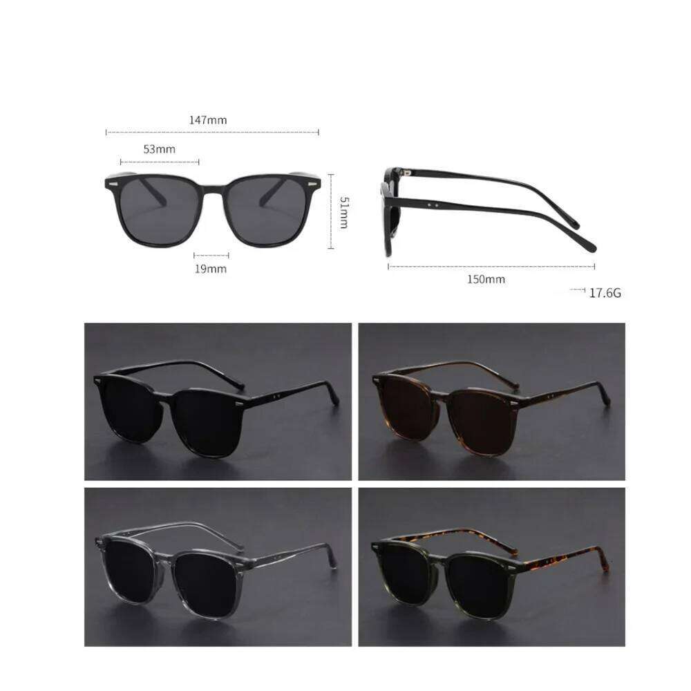 Male and female ultralight round sunglasses driving fishing UV polarized fashion glasses Z260127
