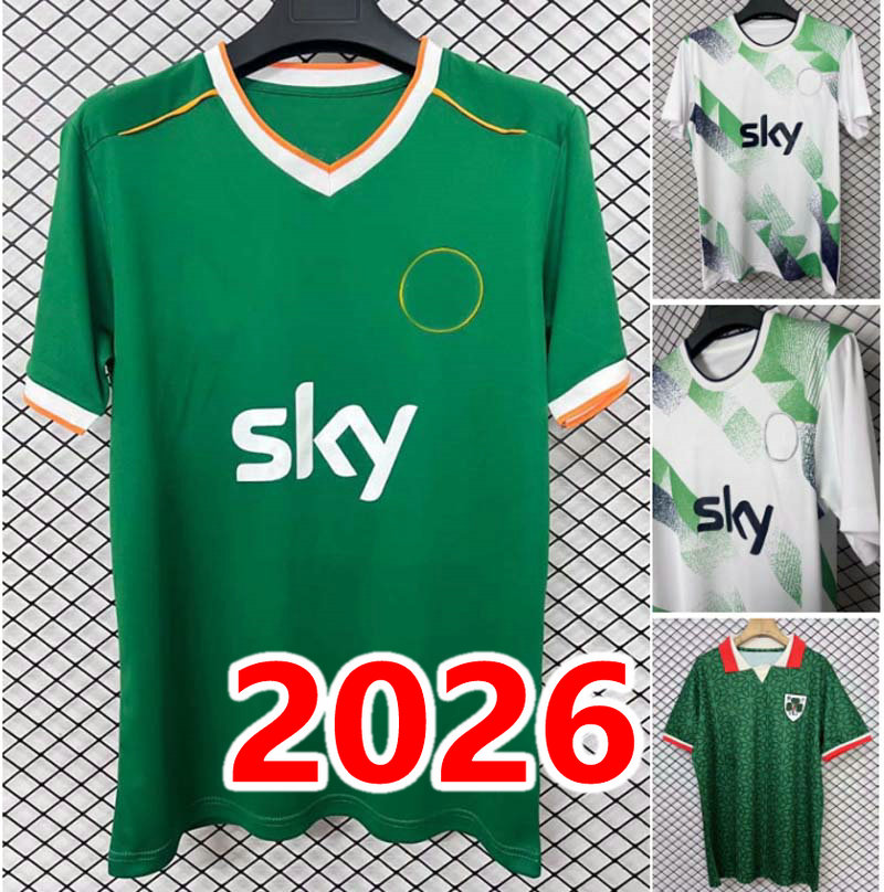 2026 Ireland St. Patrick's Day soccer jerseys 26 27 home away irish football shirt DOHERTY BRADY KEANE Hendrick FERGUSON maillots de futol men kids uniforms
