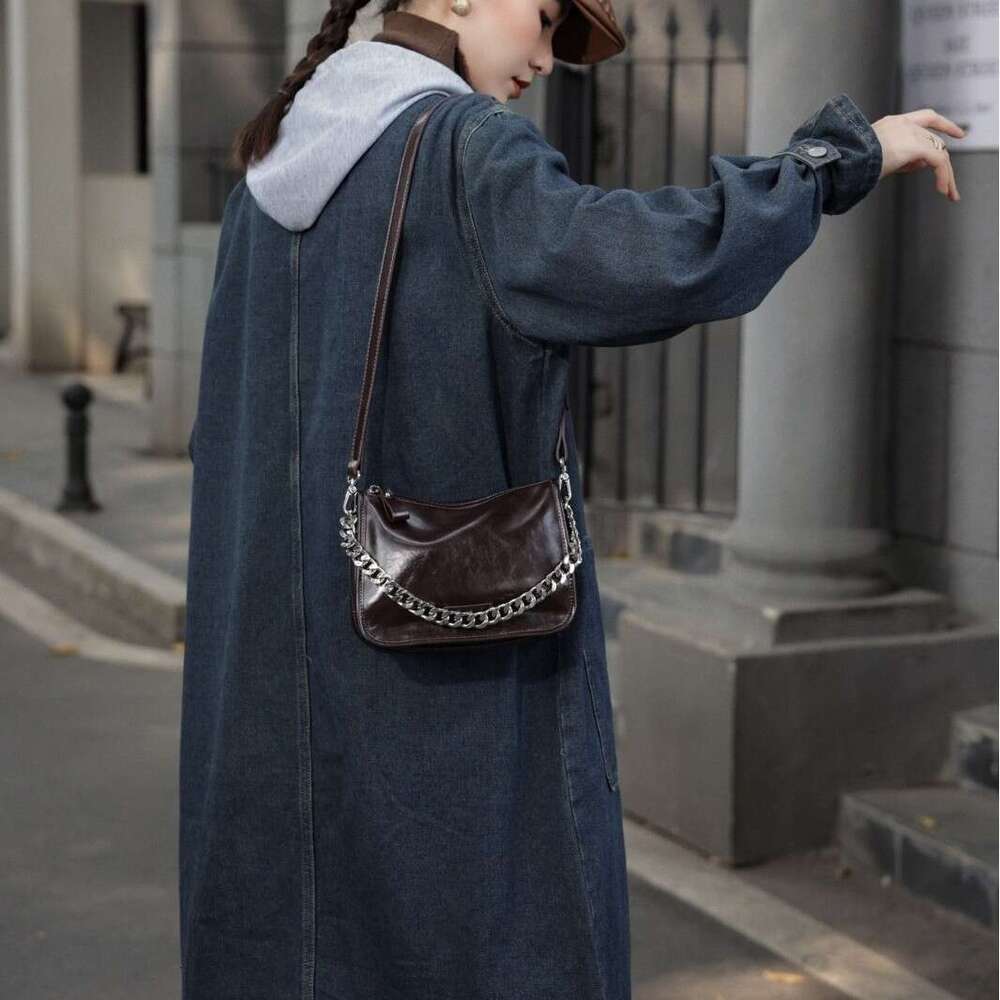 Luxury Shoulder Bags New Versatile Chain Crossbody Bag Fashion Handbag Small Tote Genuine Leather SENYY
