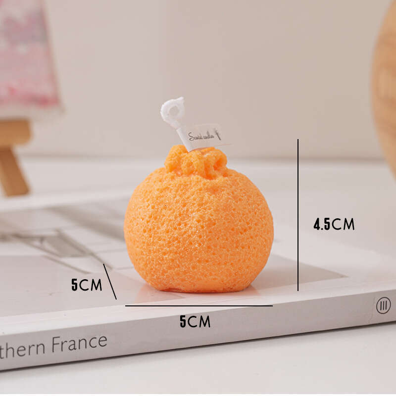 Creative Internet Celebrity Ugly Orange Scented Wholesale Fruit-Shaped Candle Wedding Favor Photography Prop Decoration Y260127