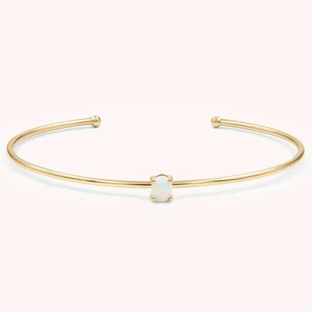 December Birth of European and American Art Style Stone Inlaid Zircon Gold Plated Color Preserving Bracelet XJ260127