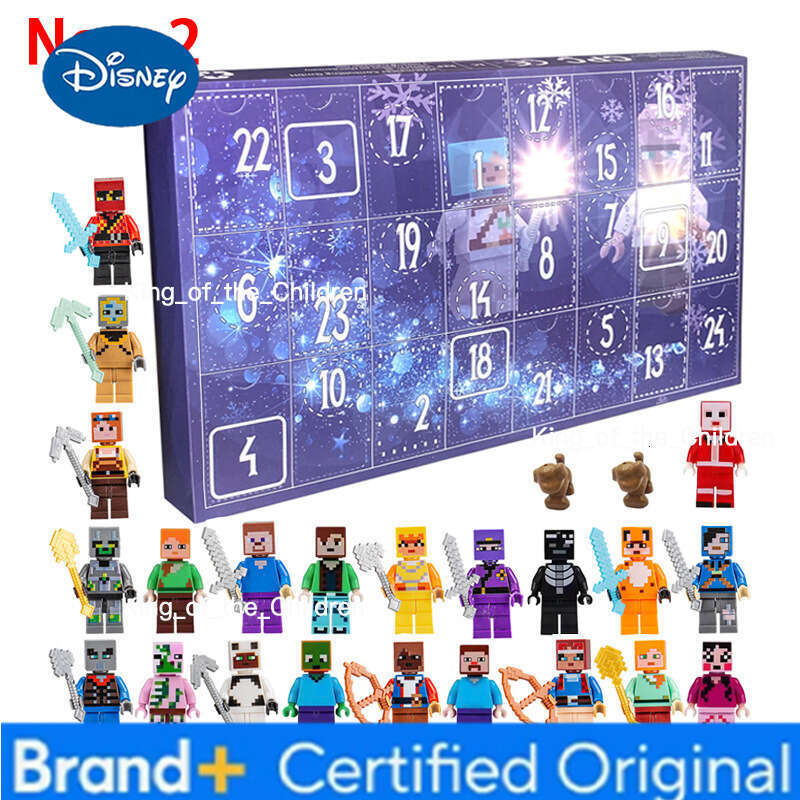 Disney Marvel Advent Calendar Box Figure Anime Action Figure Model Building Blocks Christmas Advent Calendar Countdown Kids Toys H251222